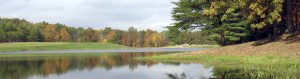 pretty autumn lake